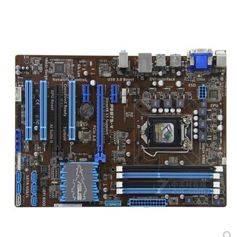 For ASUS P8B75-V Motherboard ATX CPU i7/i5/i3 Intel B75 LGA 1155 Socket H2 32G