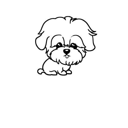 Perros Shih Tzu Dog Decal Sticker for Macbook Laptop Car Window SUV Wall Decor