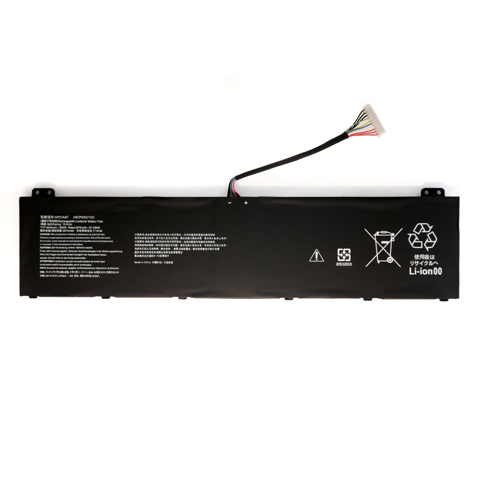 AP21A8T AP21A7T AP21A5T Laptop Battery Compatible with Acer Nitro 5 AN517-55 ...