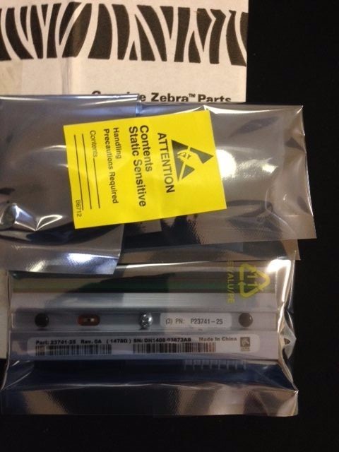 ZEBRA **ORIGINAL** Printhead NEW P23741-25 PRINTHEAD 300DPI NEW US SHIP