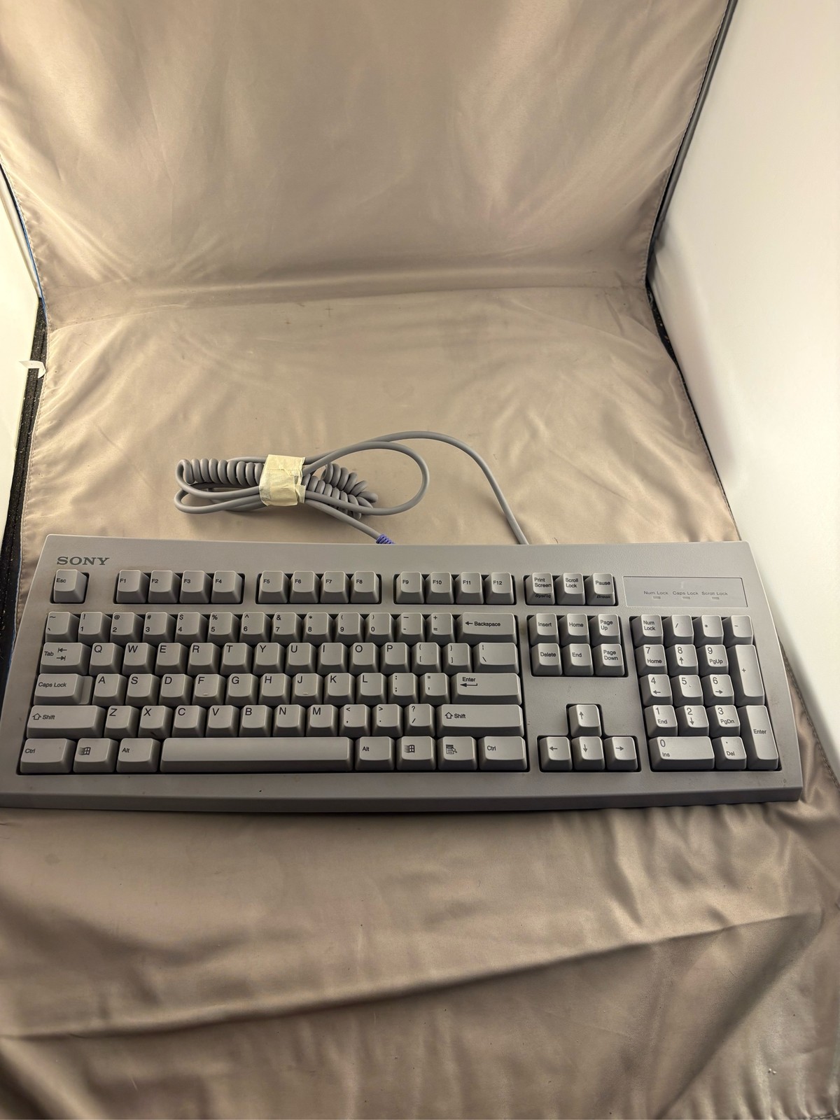 Sony KB-7923 PS/2 Computer Keyboard Gray Vaio PC Desktop Wired