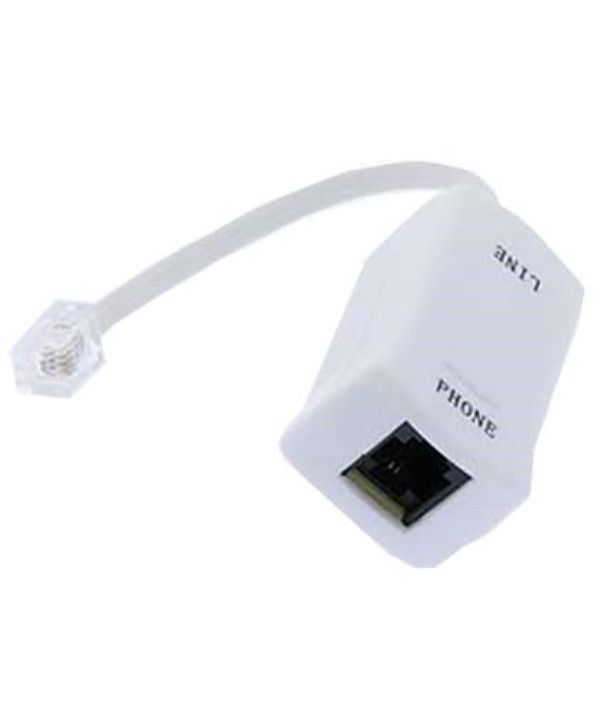 DSL Filter In Line VERIZON AT&T Cavalier Reduce Erratic Interruption White