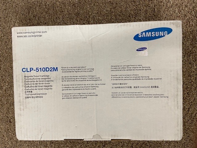 Samsung CLP-510D2M Magenta Toner Cartridge