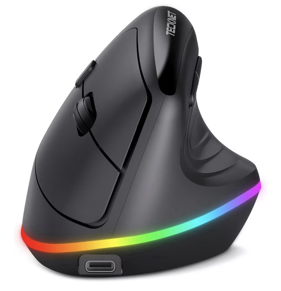 Wireless Bluetooth Ergonomic Vertical Mouse, Rechargeable Silent Slim Laptop