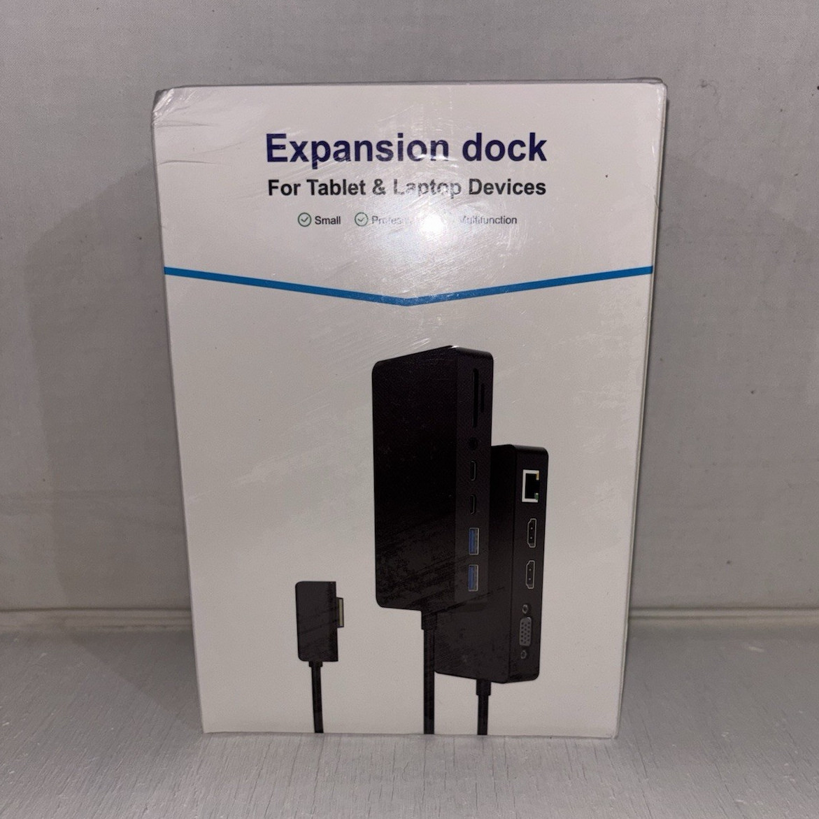 Universal Tablet & Laptop Docking Station HDMI USB 3.0 VGA RJ-45 Black