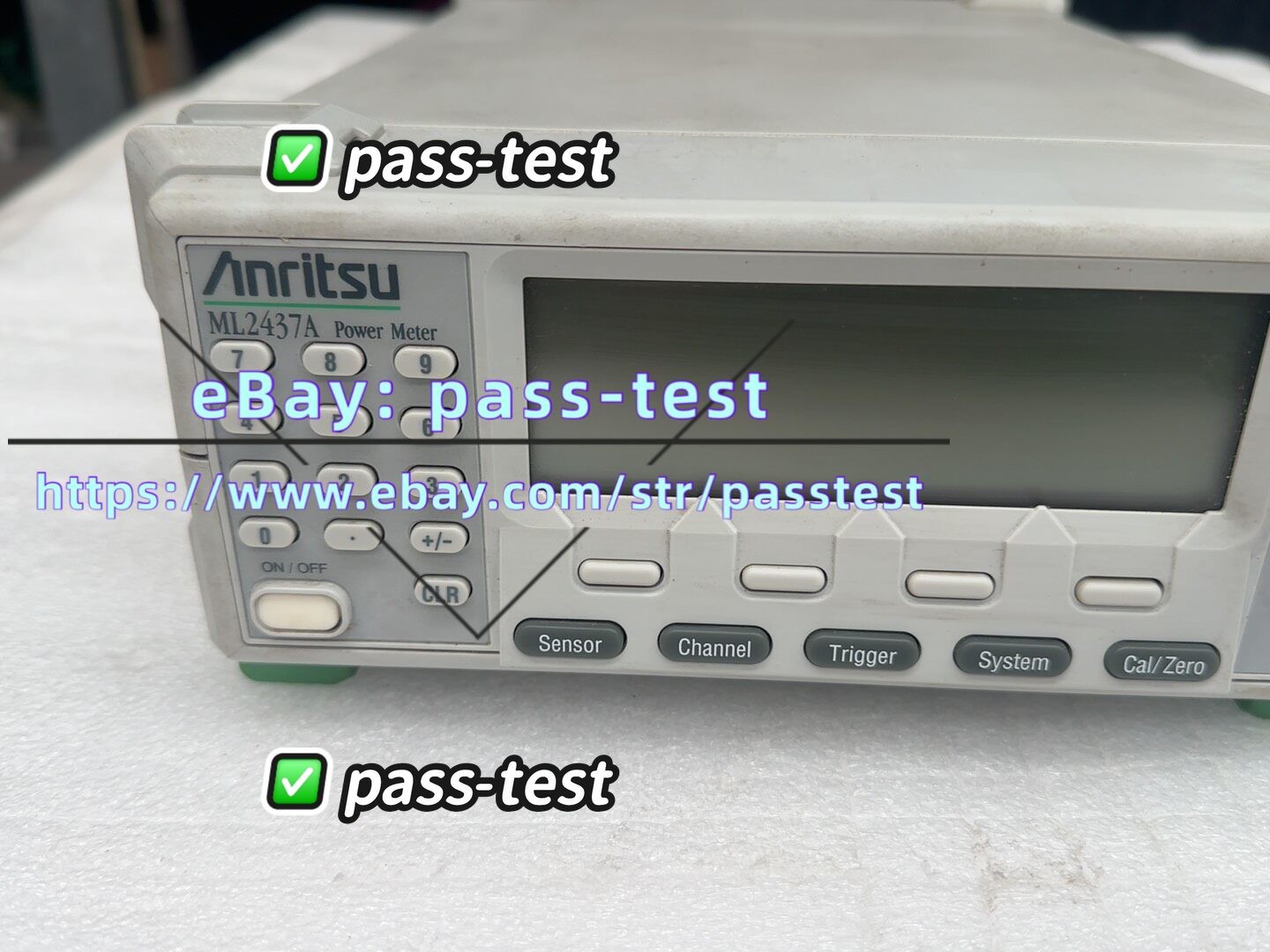 1PCS USED Anritsu ML2437A RF Power Meter Via FedEx or DHL