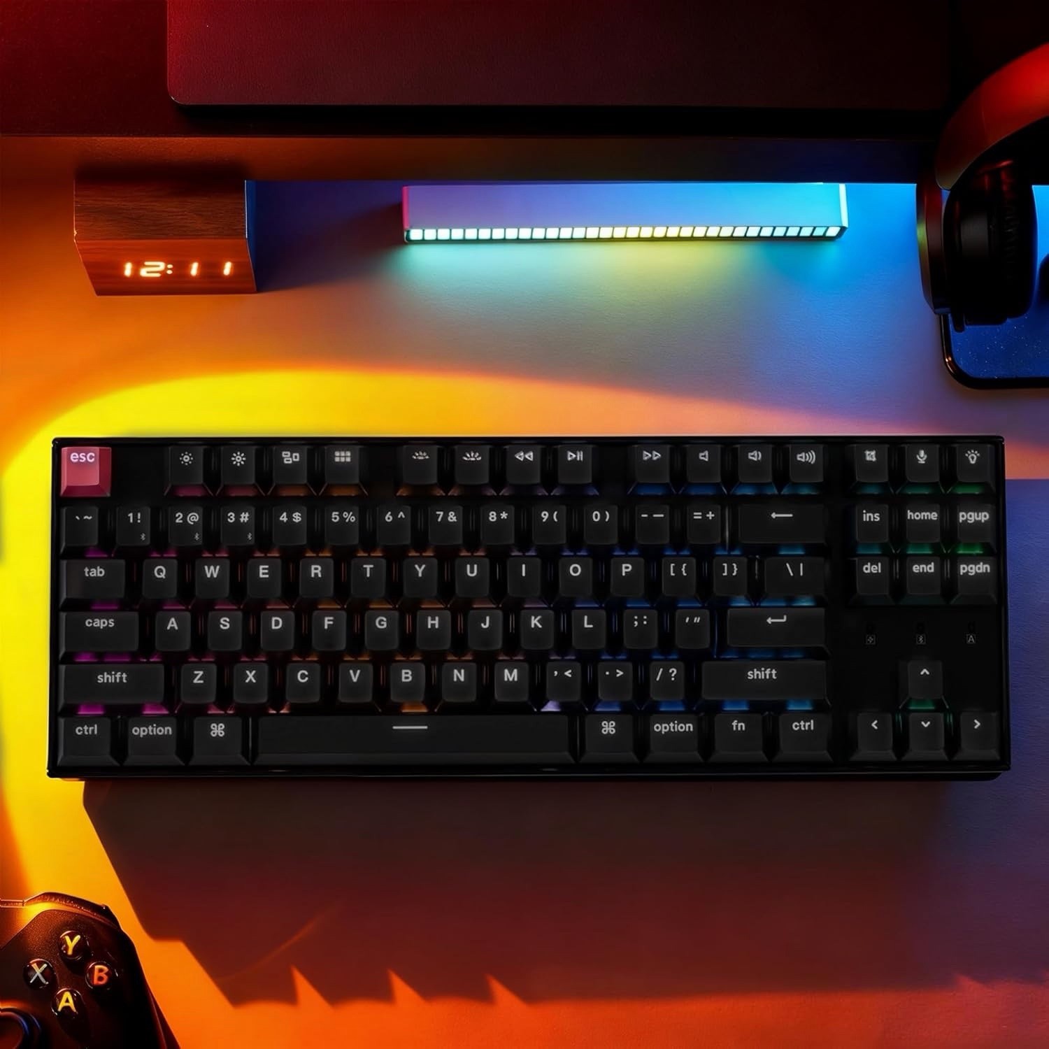 Keychron K8 Ver 2 Wireless Mechanical Keyboard Backlight Gateron Brown Sealed