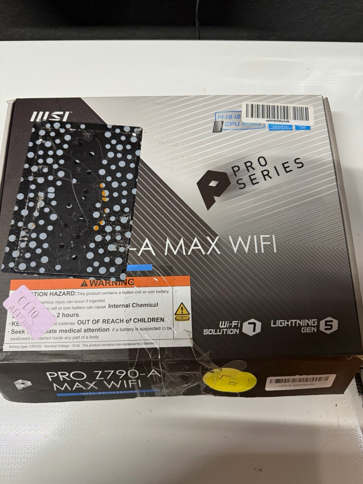 MSI PRO Z790-A MAX WIFI ATX Intel LGA 1700 DDR5 WiFi BT 2.5G LAN