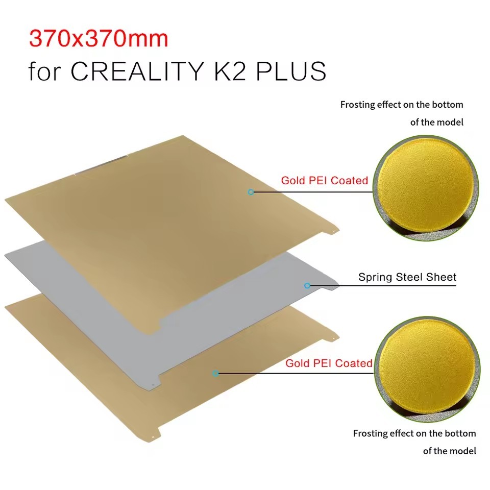 PEI PET PEO PEY Double-sided Printing Plate for Creality k2 plus 3D Printer Part