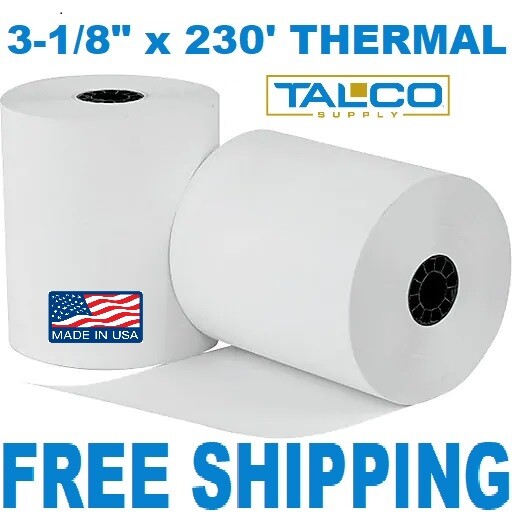 (25) STAR MICRONICS (3-1/8" x 230') THERMAL PAPER ROLLS  ~FAST ~