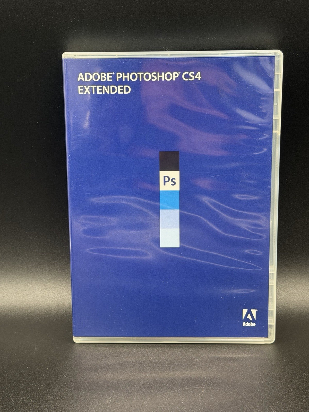Adobe Photoshop CS4 Extended Windows DVD Software 2008 w/ Training Disc Great