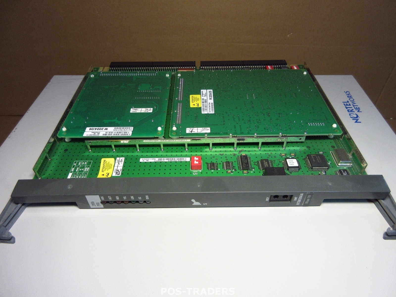 Nortel 2MB PRI ISDN Card NTBK50AA Module Board - FROM NORTEL MG1000 NTDU14