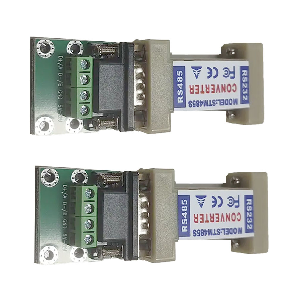 2/4/10 Pack 4 Pin RS232 to RS485 Communication Data Converter Adapters US