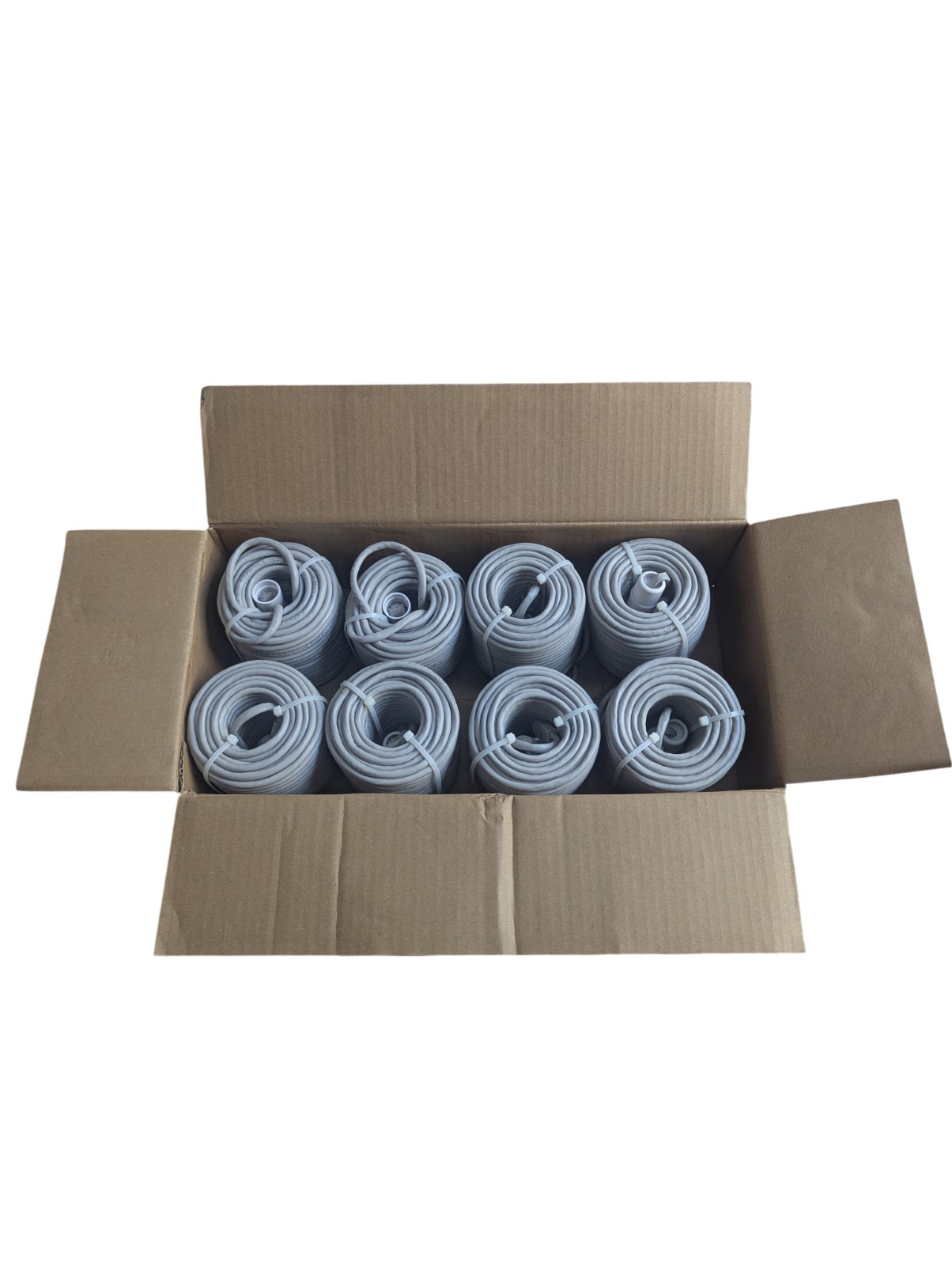 Lorex 60ft Cat5e Ethernet Network Cable for NVR Security (Lot of 8) - Unused