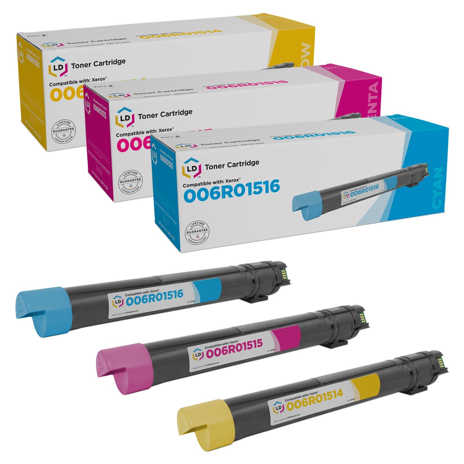 LD Products RX6R151SET3AMZ Xerox WC7525 Multicoloured Kit