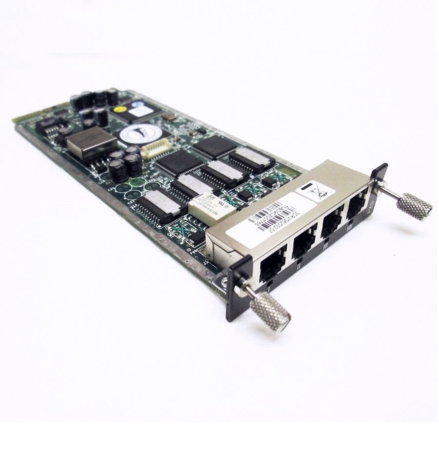 3COM VCX Connect 100  4 Port FXS Card 3CRVG52002-07  Free Same Day Ship