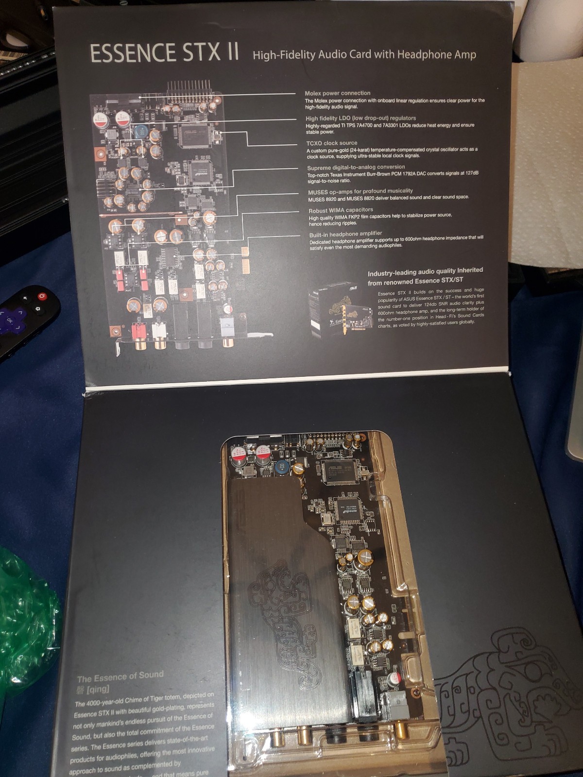 ASUS Xonar Essence STX II PCIe x1 Internal Sound Card - In box