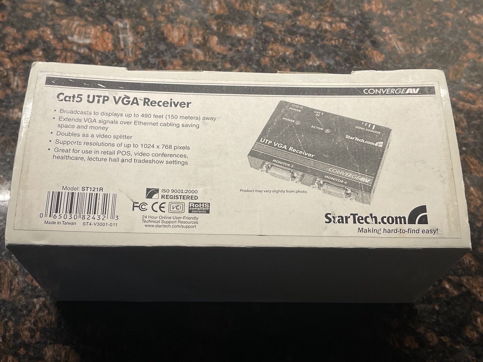 StarTech.com StarTech.com VGA over CAT5 remote receiver for video extender