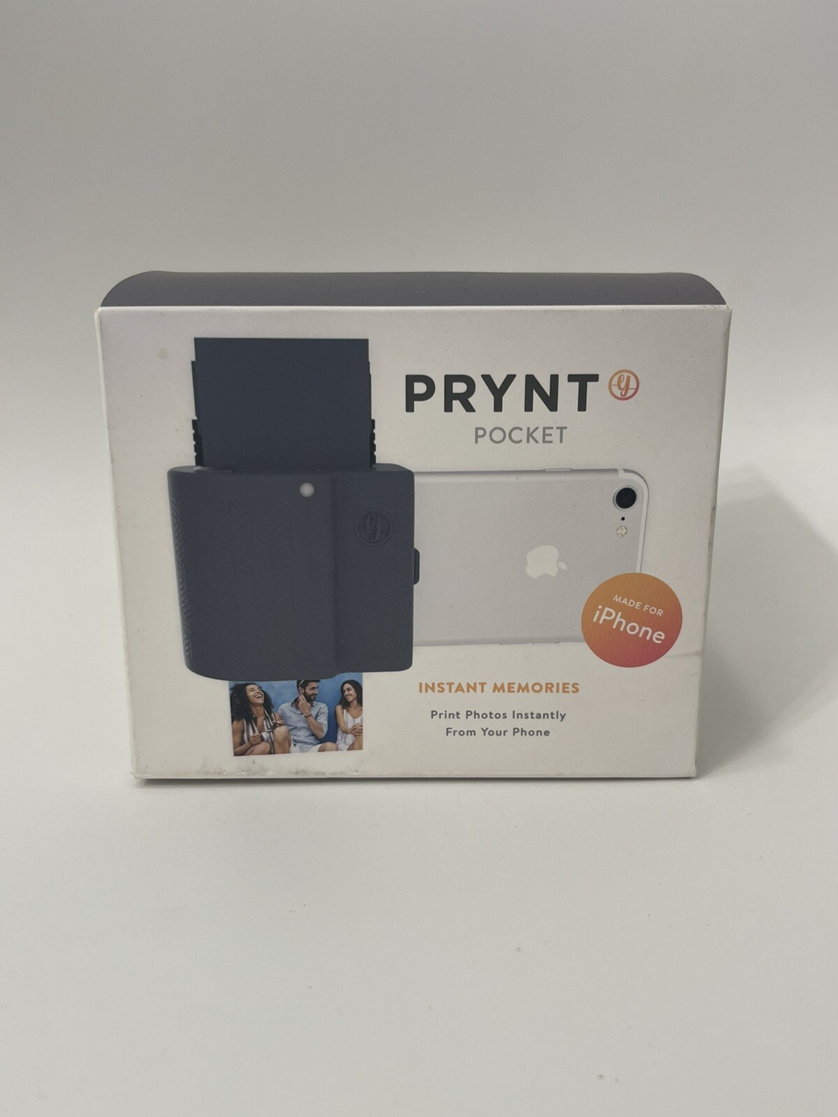 NEW Prynt Pocket Instant Photo Printer for iPhone Graphite