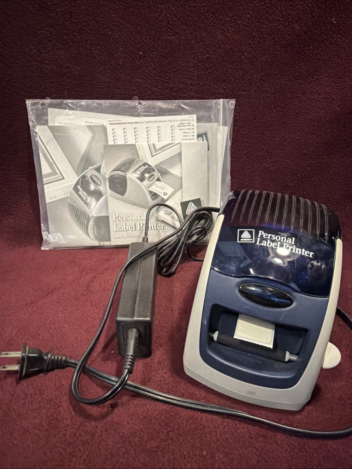 Avery Dennison 09100 Personal Direct Thermal Label Printer USB Tested