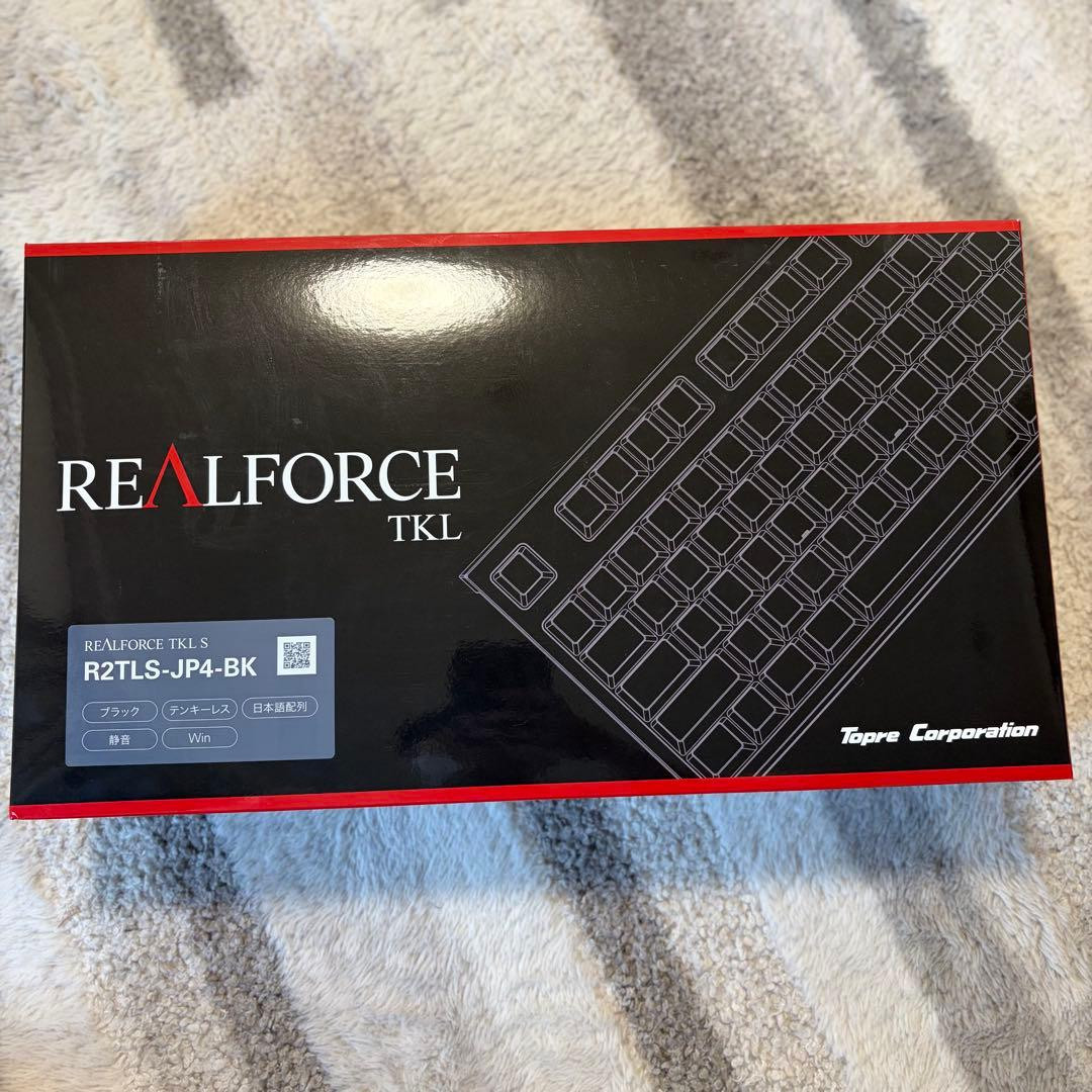 REALFORCE TKL R2TLS-JP4-BK Topre Silent Japanese Layout Keyboard Black