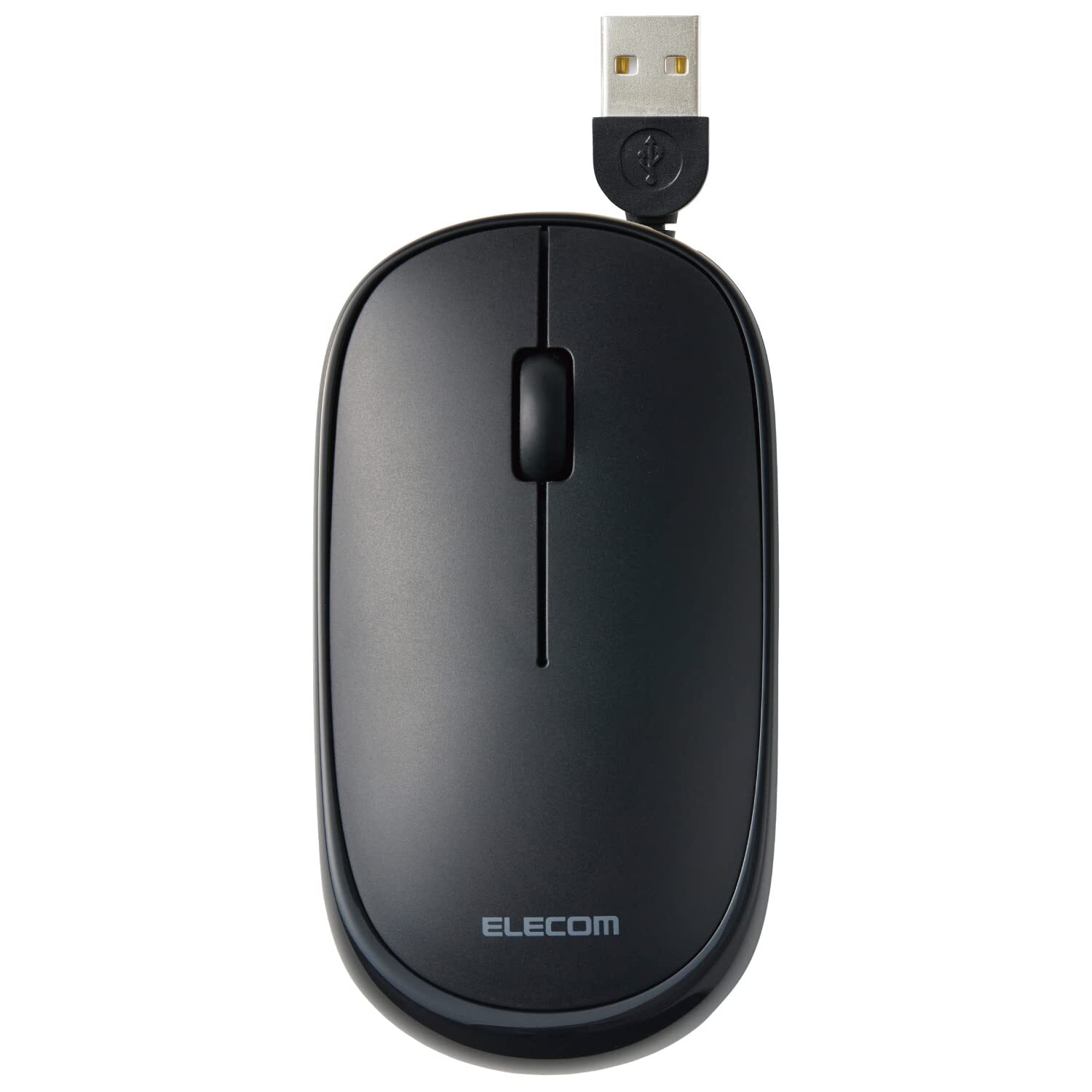 ELECOM (Elecom) Wired mouse Slint silent thin mobile 3 button cable winding type