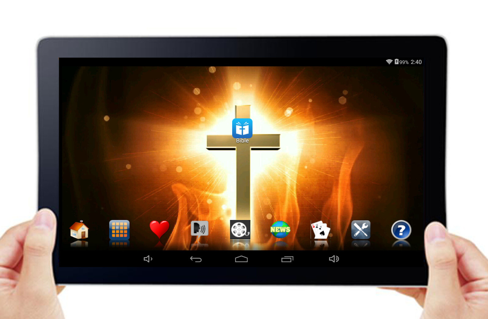 BIBLE TABLET ~ The Complete NEW INTERNATIONAL VERSION (NIV) 10" Tablet PC.
