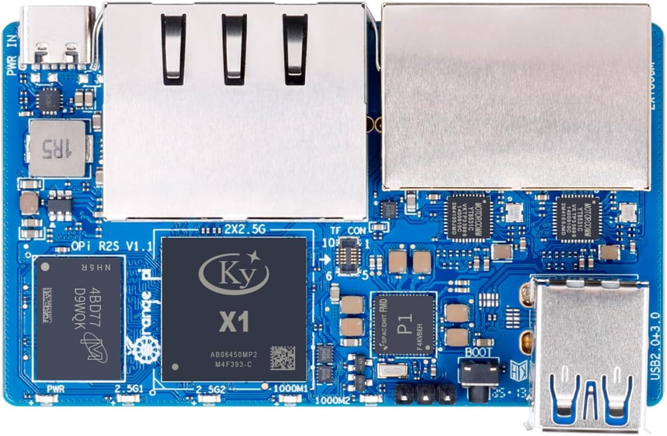 R2S 2GB RAM LPDDR4X with 8GB Emmc Flash RISC V 8 Core 2Tops Al Arithmetic Power