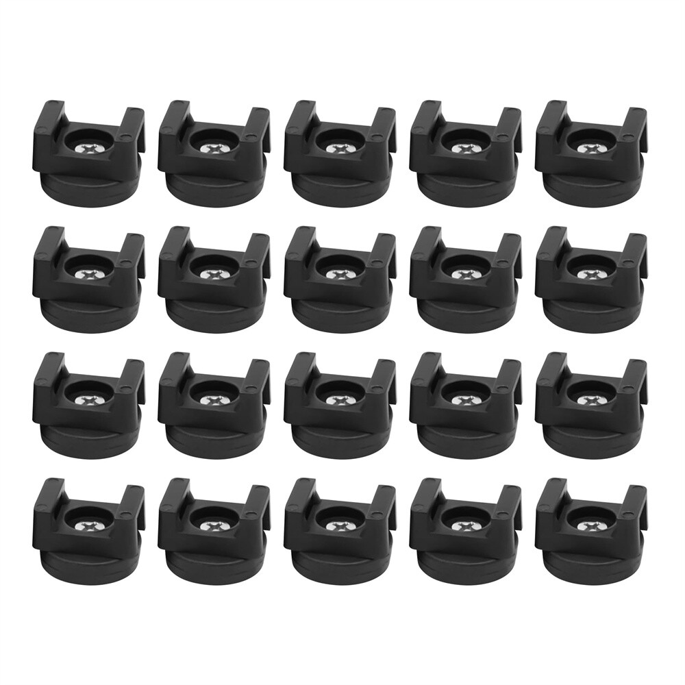 20Pcs Magnetic Cable Zip Tie Base Multi purpose Cable Ties Mount Wire Clips Base