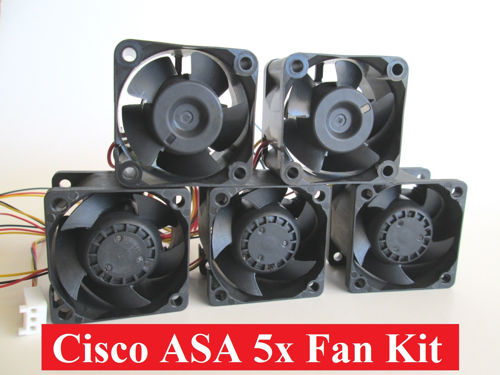 5 Pack Replacement Fans for ASA5505 ASA5510 ASA5520 ASA5540 ASA5550 Complete Kit