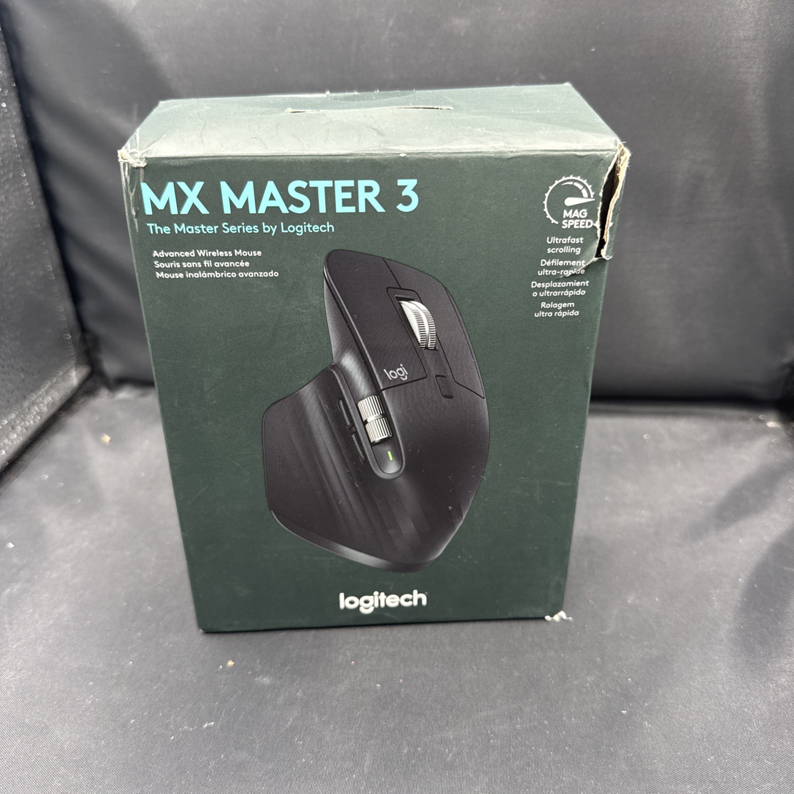 OPEN BOX Logitech MX Master 3 910-005647 Wireless Wireless Mouse Black