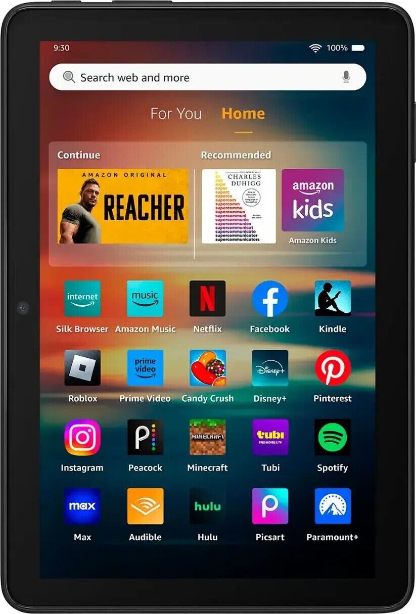 NEW Amazon Fire HD 8 Tablet w/ Alexa - HD Display 8" - BLACK - 10th Gen - 32GB
