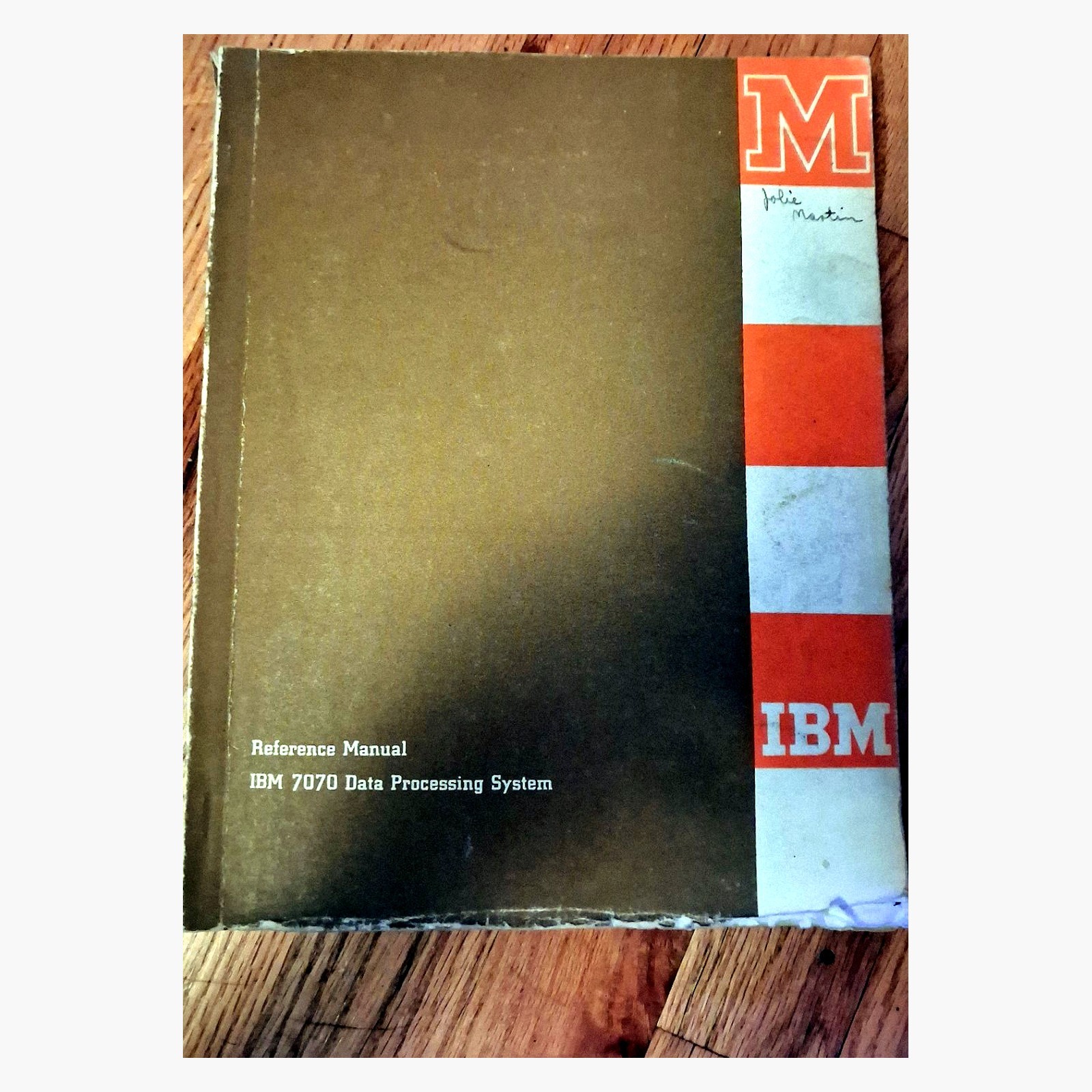 IBM 7070 Reference Manual A22-7003-2 Aug 1960 Mainframe Computer Annotated