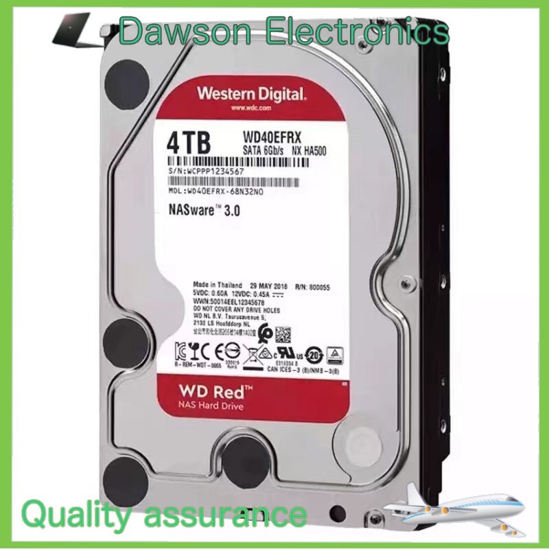 Western Digital Red WD40EFRX 4TB 3.5" 5400RPM Internal NASware HDD Hard Disk