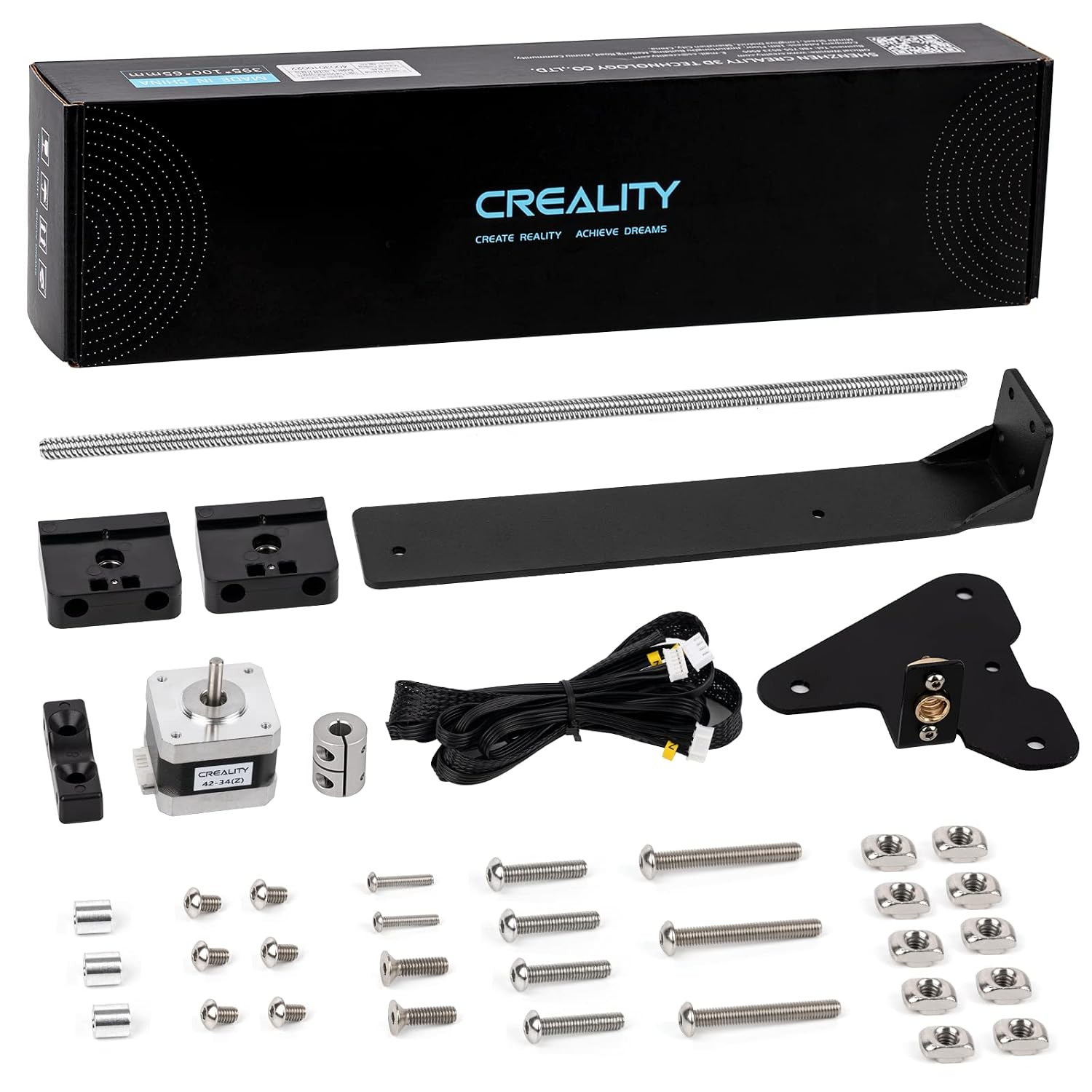 3D Printer Ender 3 Dual Z-Axis Upgrade Kit with Lead Screw, Metal