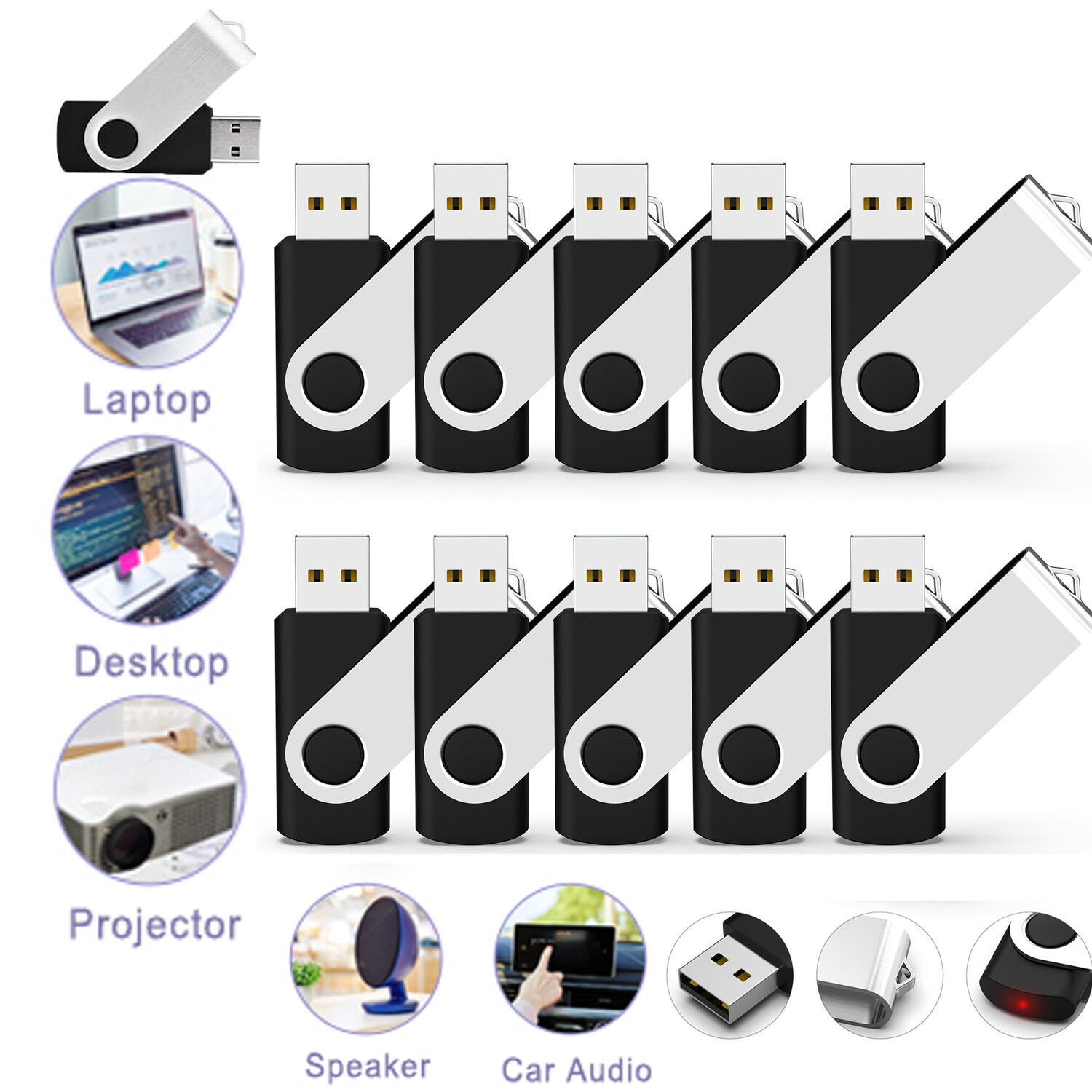 USB Flash Drive Memory Stick Pendrive Thumb Drive 2GB, 4GB, 8GB, 16GB, 32GB LOT