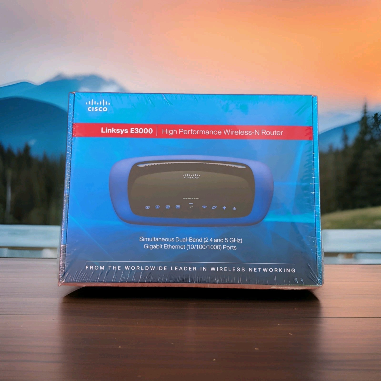 Linksys E3000 Wireless-N Dual-Band Gigabit Router, 4-Port, 300 Mbps