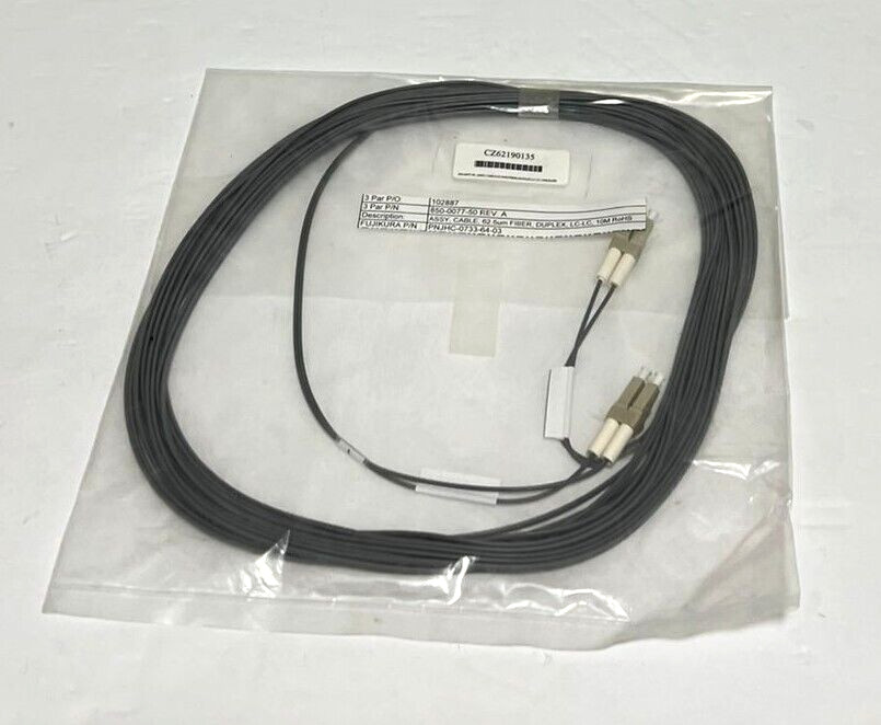 10M Duplex /62.5uM Fiber/ LC-LC Cable RoHS