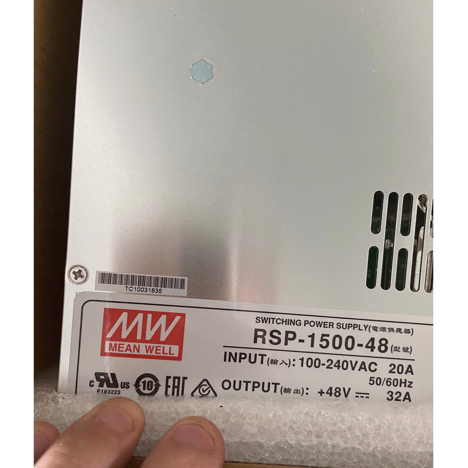 New 1PC For MEAN WELL RSP-1500-48 48V 32A Power Supply 