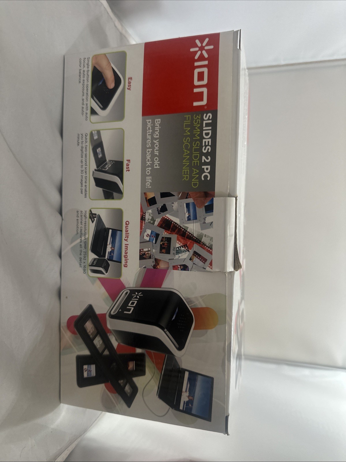 ION Slides 2 PC Scanner 35mm Slide and Film Brand New In Box