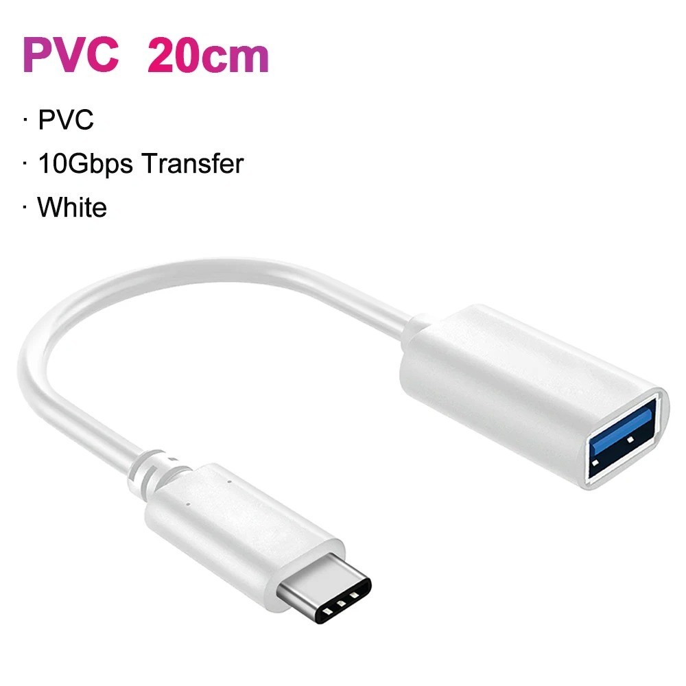 1PC-3PCS USB 3.2 Type C OTG Adapter 10Gbps Male Female Data Converter