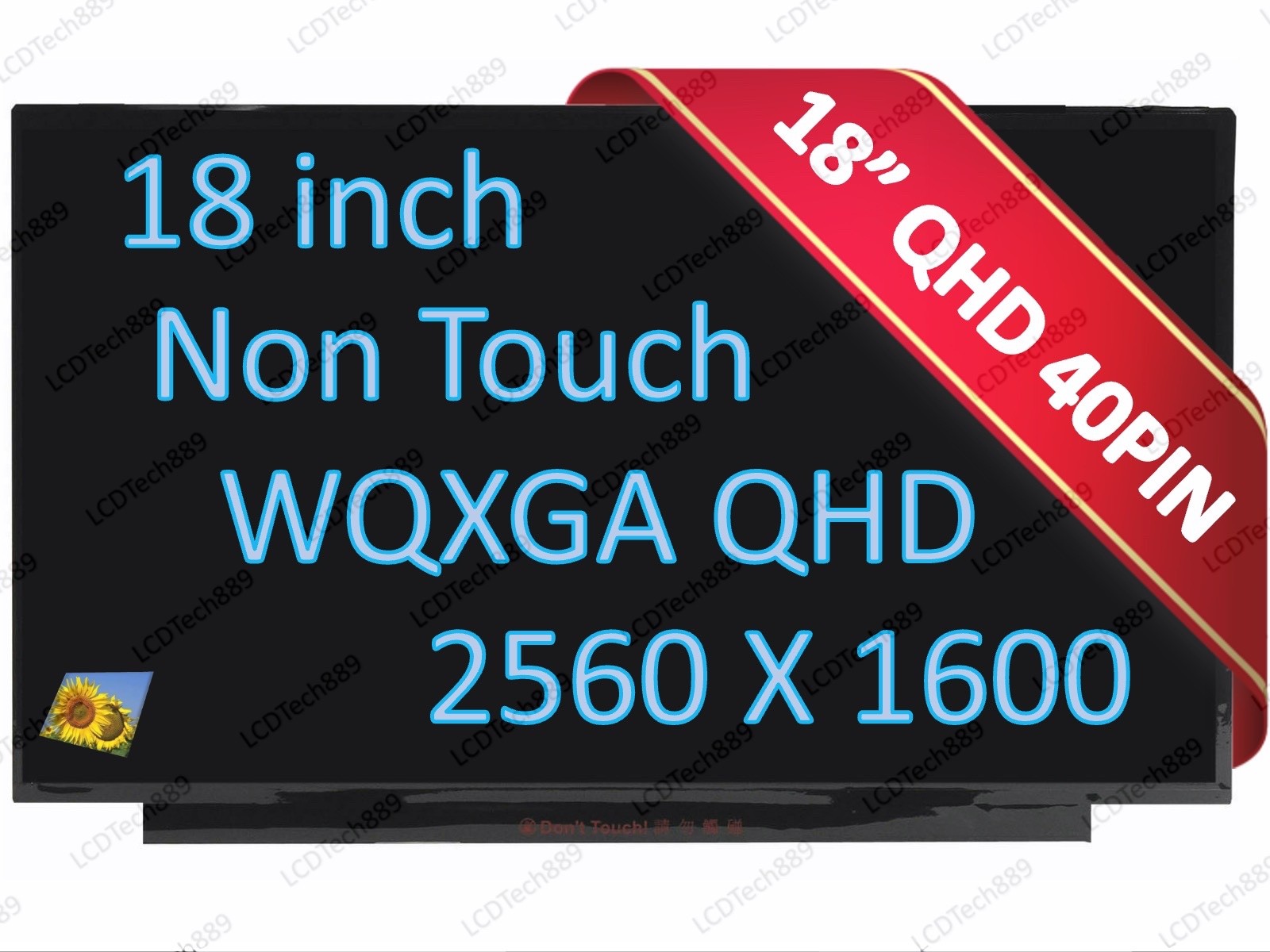 Alienware M18 R1 R2 Lcd Screen 0P021V LP180WQG-SPB1 (SP)(B1) Qhd+ 165hz