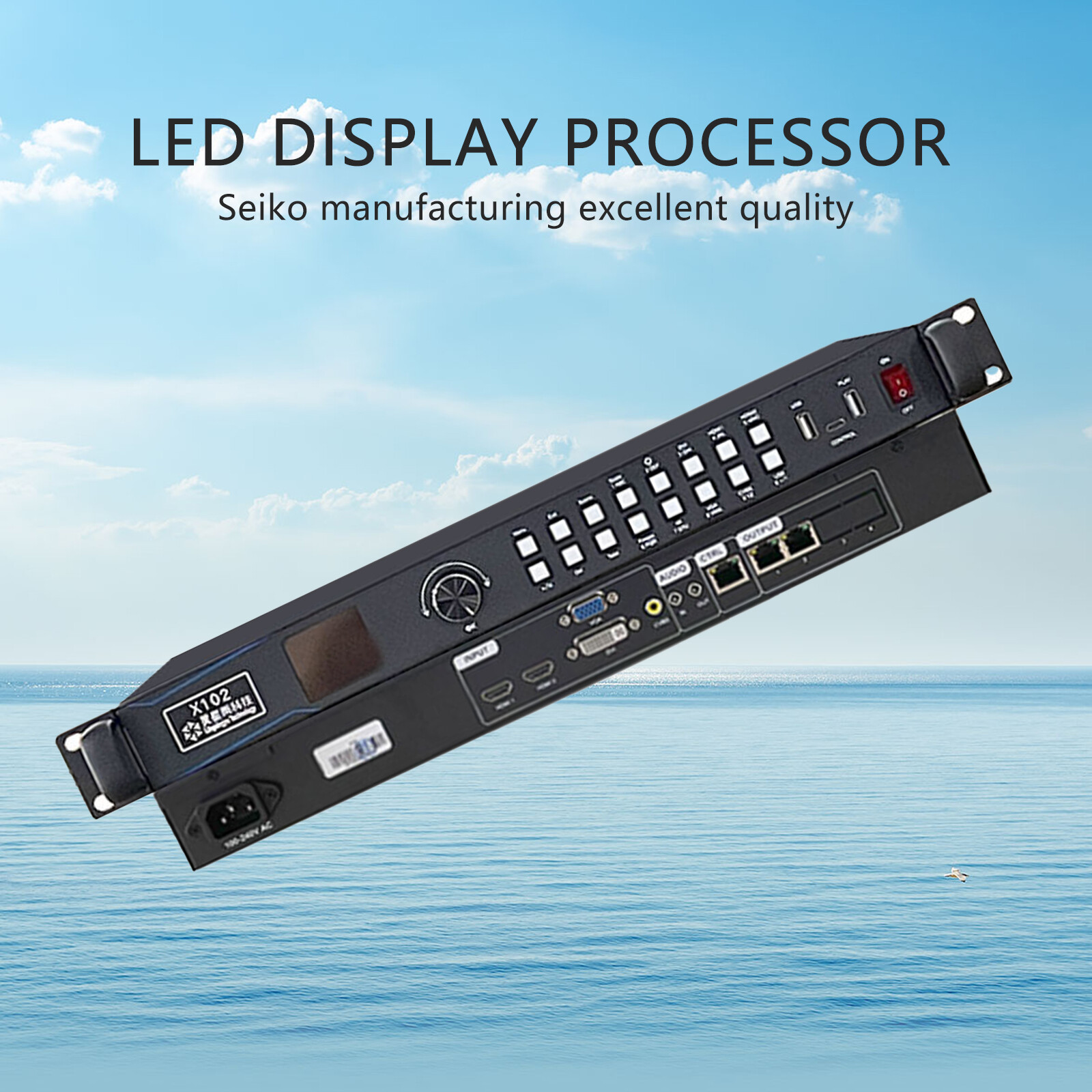 X102 LED Screen Video Processor Supports 1.3MP for Indoor & Outdoor LED Screen