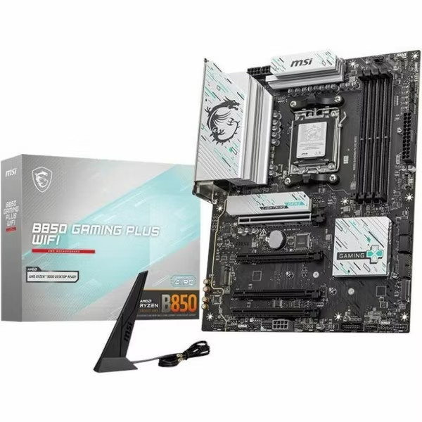 MSI B850 GAMING PLUS WIFI Gaming Desktop Motherboard - AMD Socket AM5 - ATX