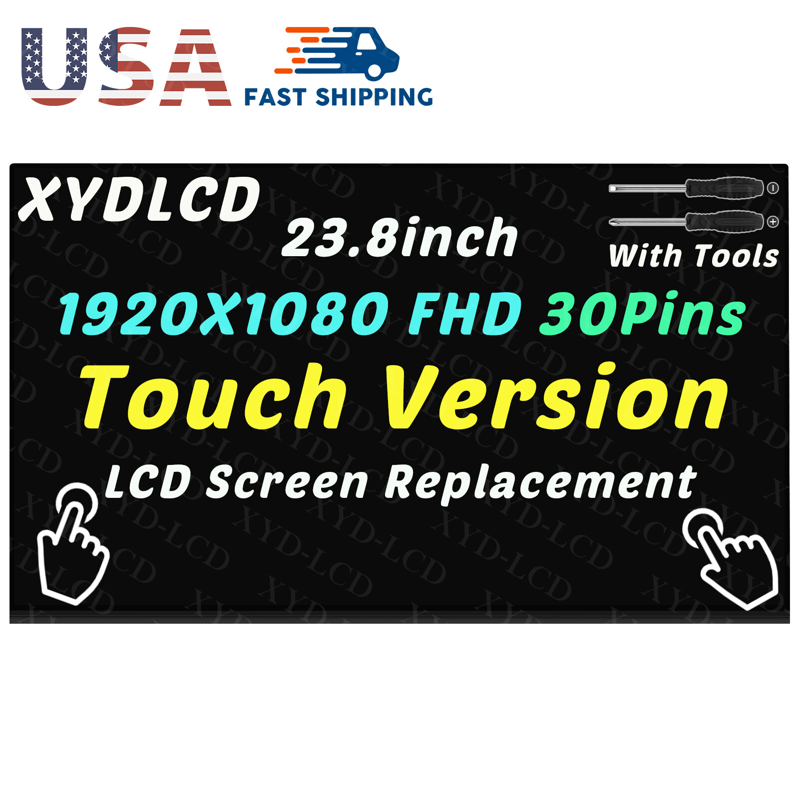 23.8in LCD Screen Display Panel LM238WF5-SSA1 for Acer Chromebase D18Q2 1080P