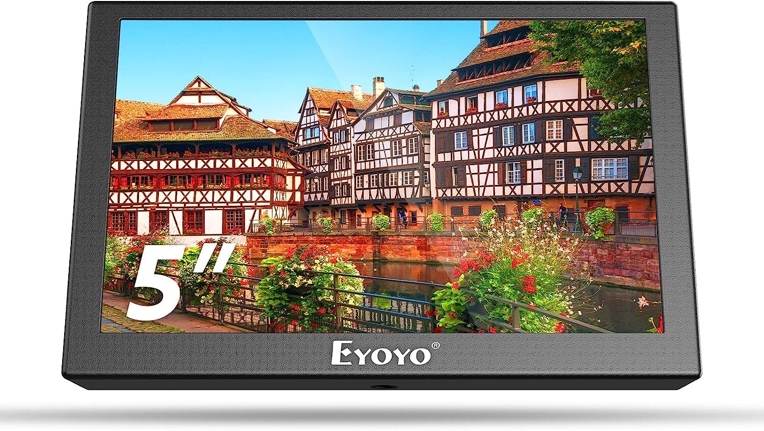 Eyoyo 5\" Inch Mini Monitor LCD Screen USB HD/VGA/BNC/AV CCTV Camera Monitor