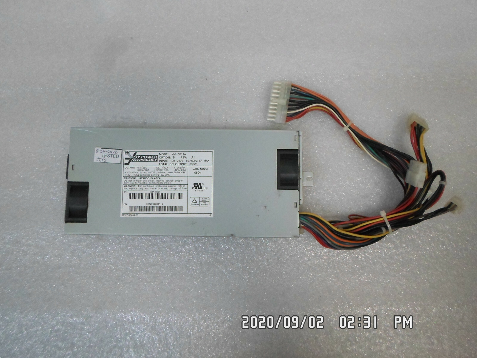 3Y Power Tech 1066 Power Supply - USED & TESTED