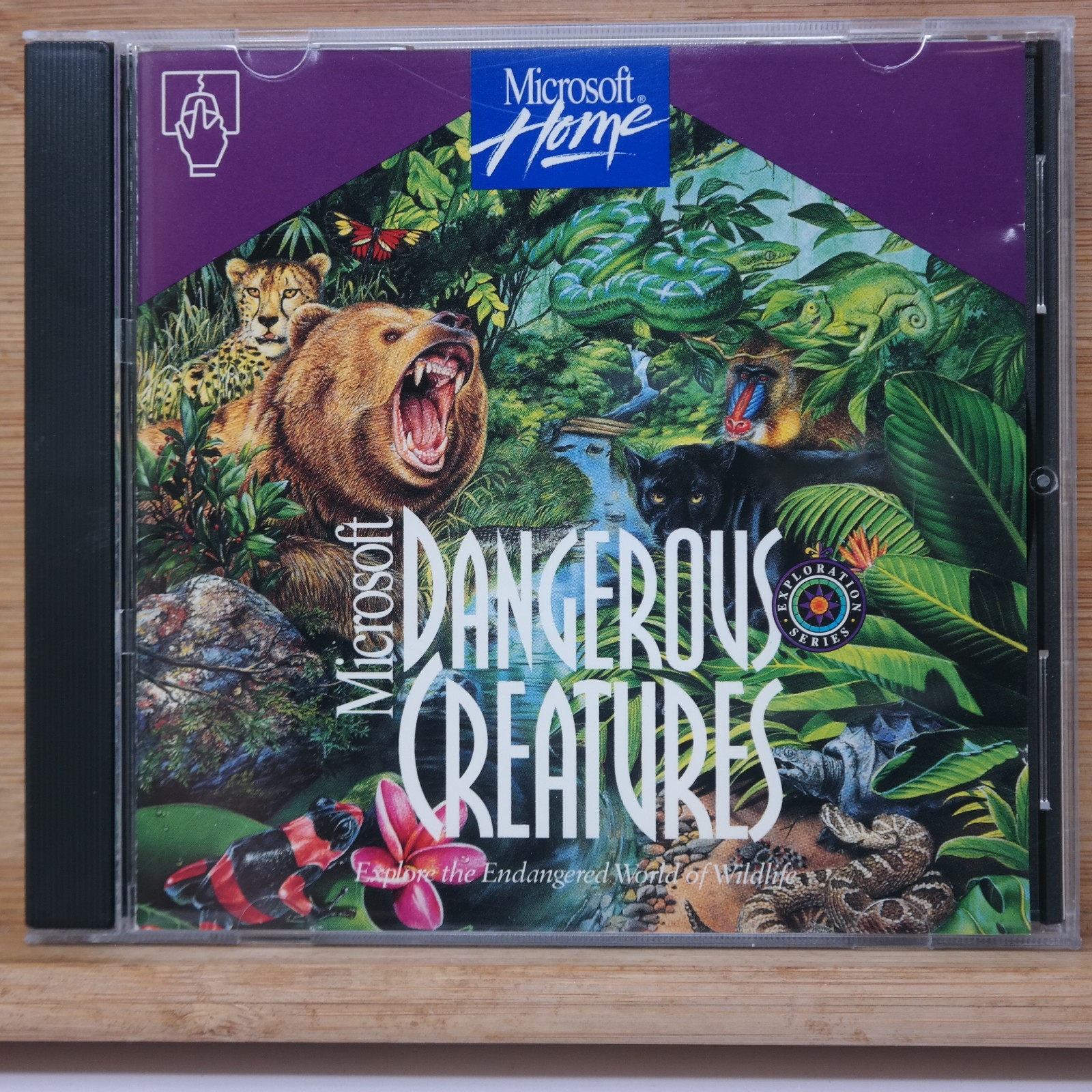 Microsoft Dangerous Creatures Exploration Series Cd-rom for Windows PC 1994 OEM