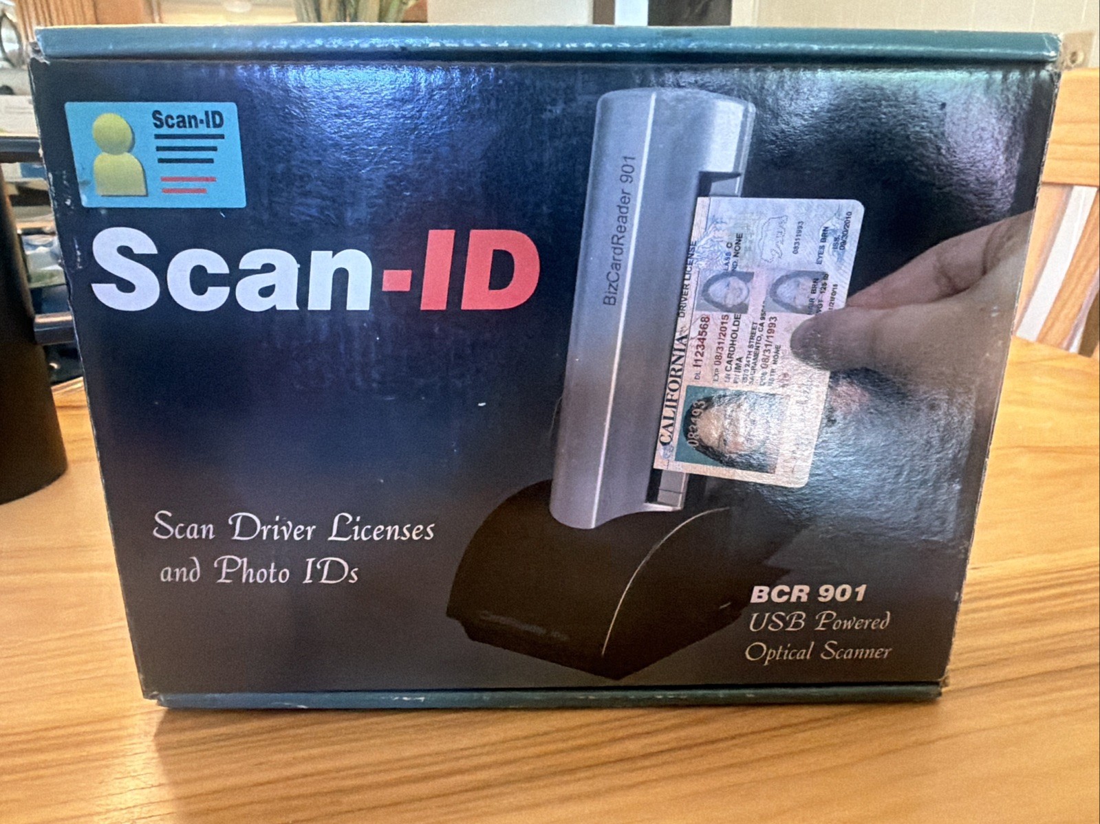 SCAN-ID Medical Insurance Card and ID Card Scanner Model BCR 901