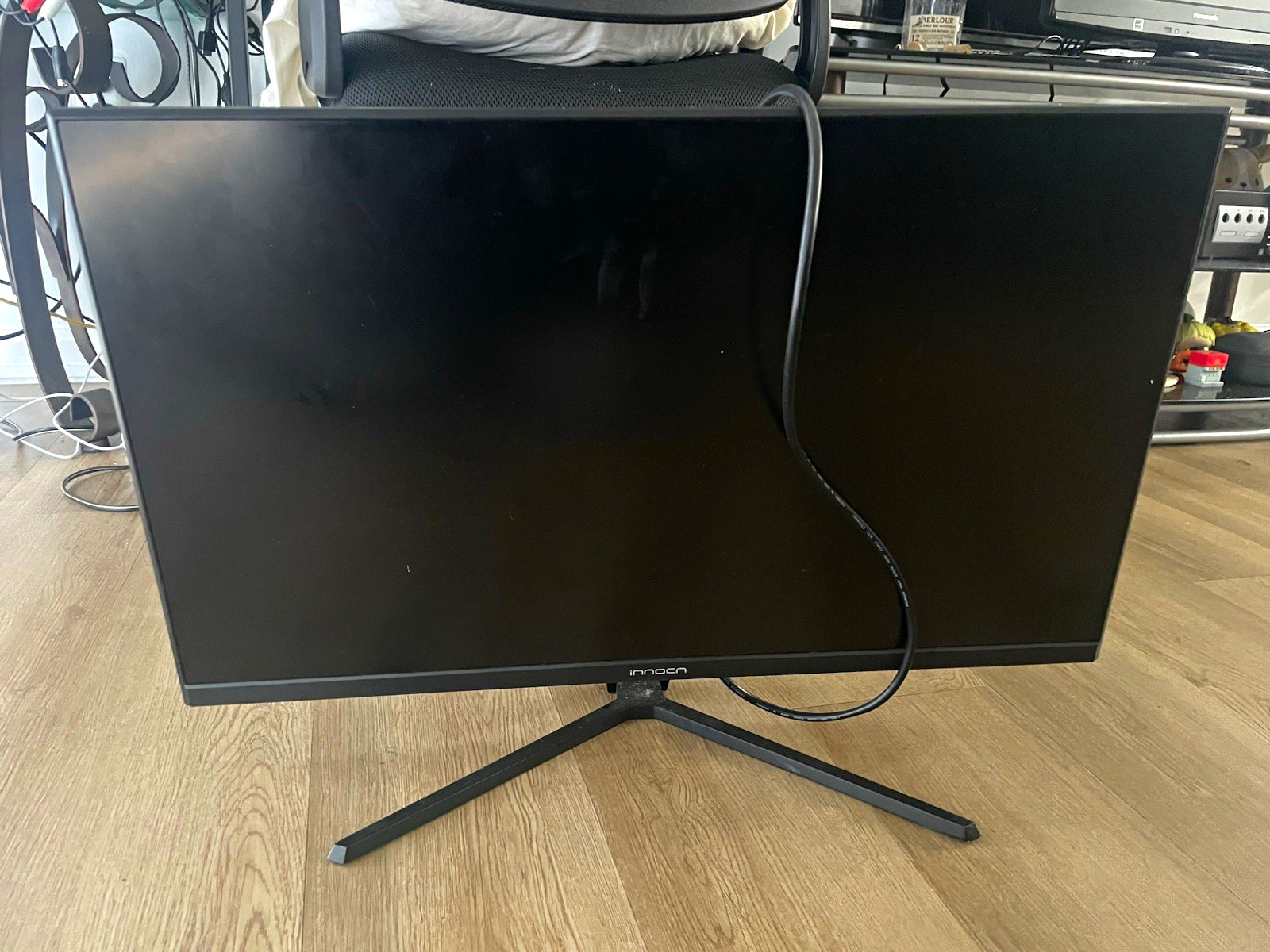 INNOCN 24.5" Black Computer Monitor with Stand, HDMI Standard Video Input